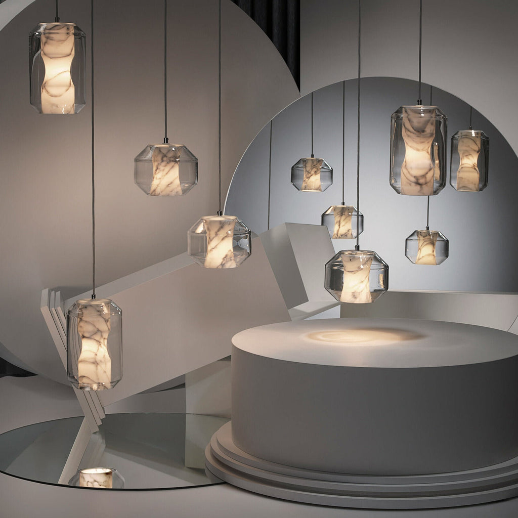 Glass Alabaster Pendant Lamp | Esilora