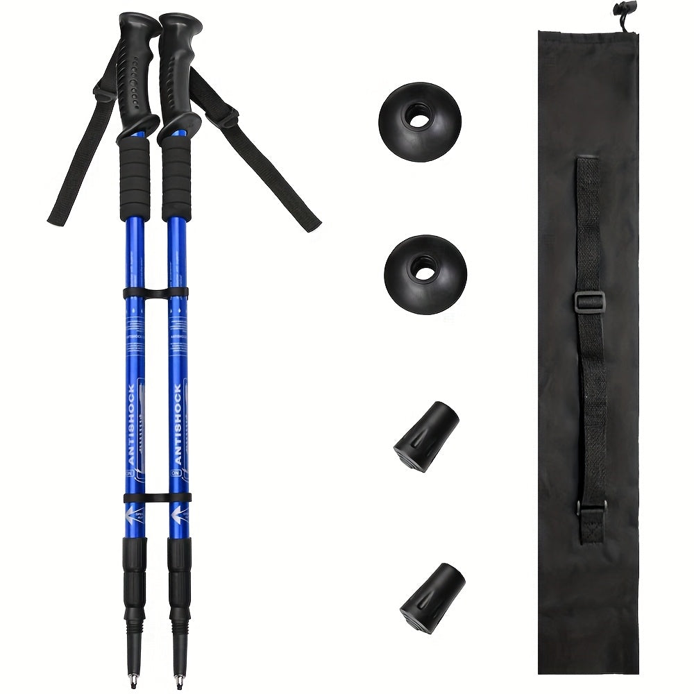 Adjustable Aluminum Trekking Poles Set