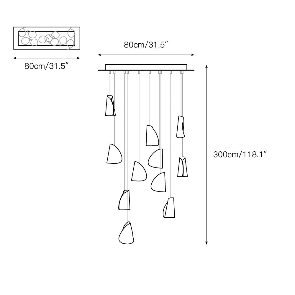 21 Thin Porcelain Pendant Lamp | Esilora