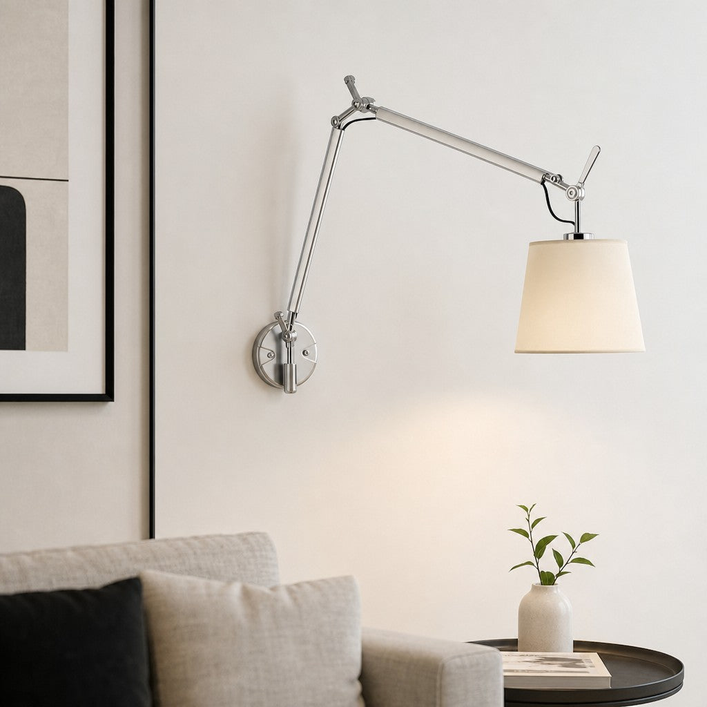 Moderner Wandleuchter mit verstellbarem Arm für gemütliche Innenbeleuchtung | Esilora