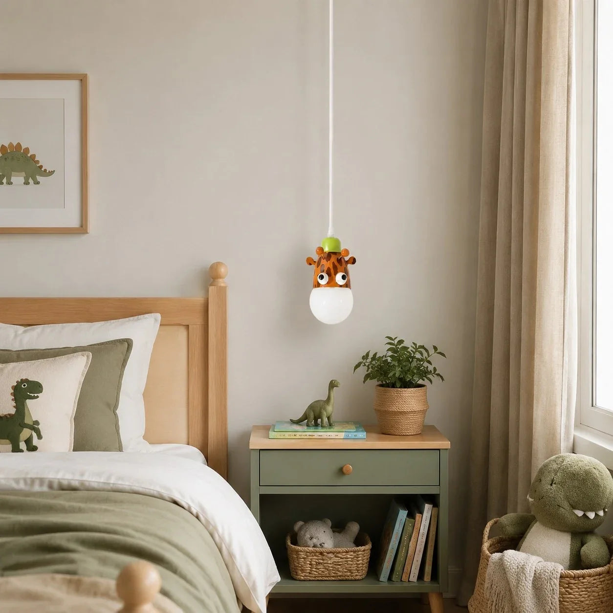 Lampada a sospensione con animali per bambini | Esilora