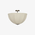 Lumarys Sculptural Fabric-Wrapped Pendant Light Organic Botanical Style for Living Room | Esilora