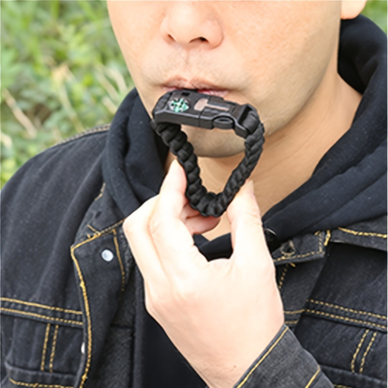5-in-1 Survival Paracord Bracelet with Emergency Tools