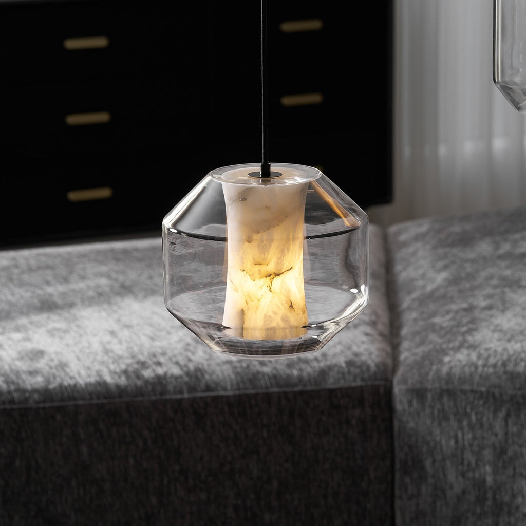 Glass Alabaster Pendant Lamp | Esilora
