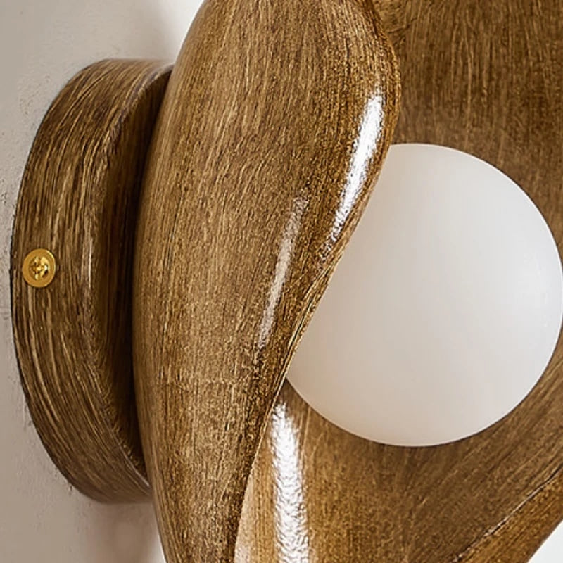 Wabi-Sabi Resin Wall Sconce | Esilora