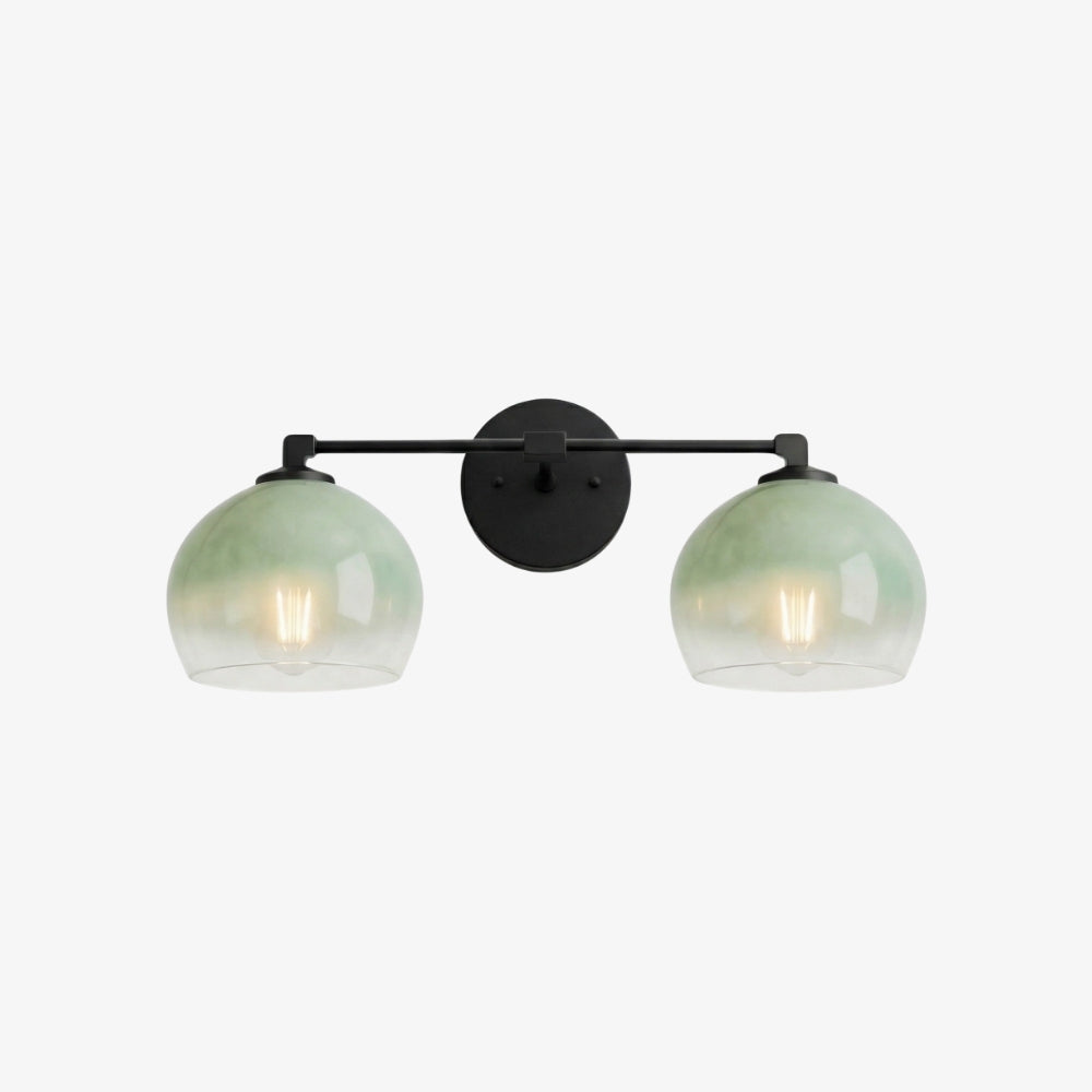 Javina globus-vegglampe – minimalistisk lampe i metall og glass med klokkeform for belysning i stue og soverom | Esilora