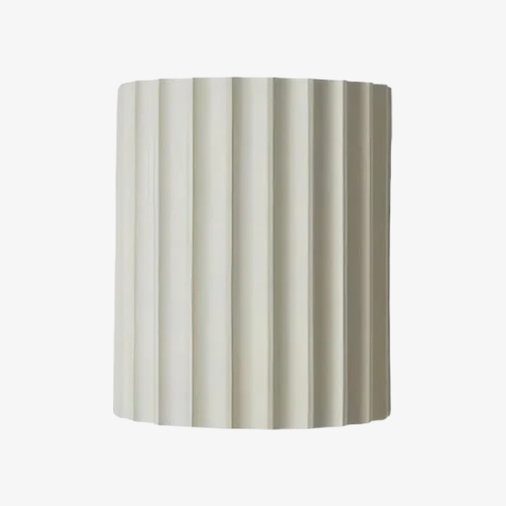 Ribellex Ribbed Wall Lamp - Modern Resin Lamp for Bedroom N59 | Esilora