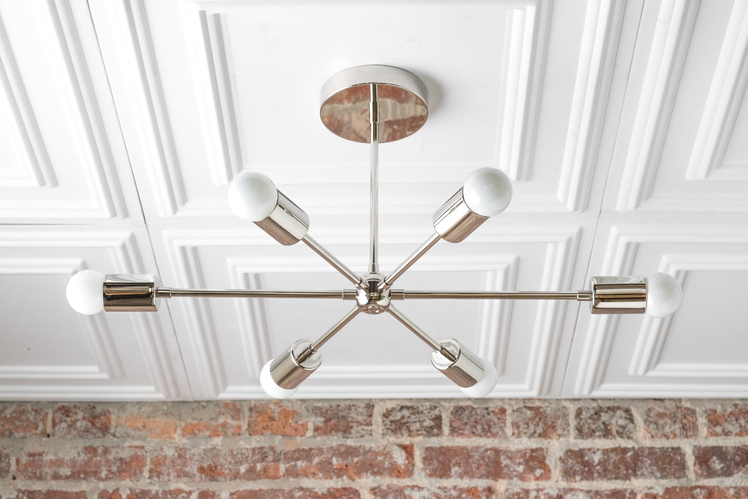 Mobilux Line Mid Century Modern Kronleuchter - 6-flammige Hängeleuchte | Esilora