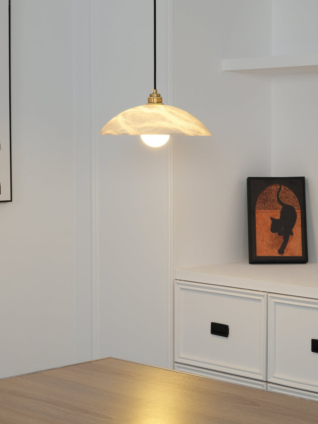 Alabaster Dome Pendant Light | Esilora