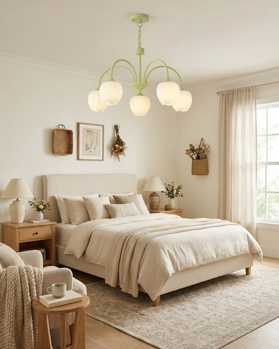 Tulip Matcha Chandelier | Esilora