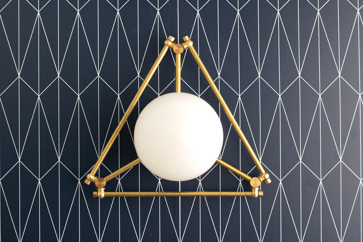 Glorica Glass geometrikus fémvázas mennyezeti lámpa – modern art déco stílusú mennyezeti világítótest nappaliba és étkezőbe | Esilora