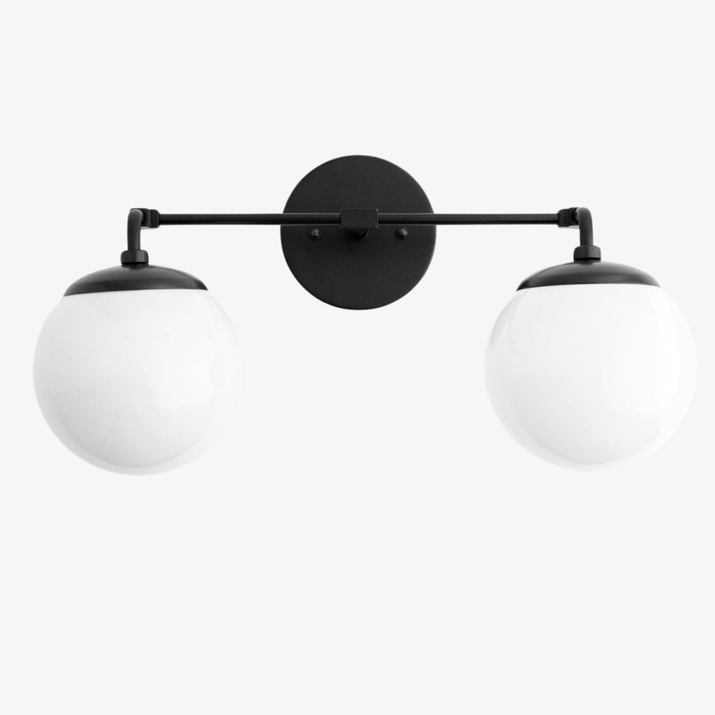 مصباح Glorica Glass الشريطي LED القابل لتعتيم الإضاءة للمرآة – وحدة إضاءة حمّام كروية بسيطة | Esilora