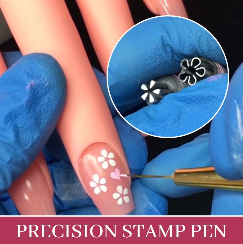 Precision Tip Nail Art Stamper Pen - Esilora