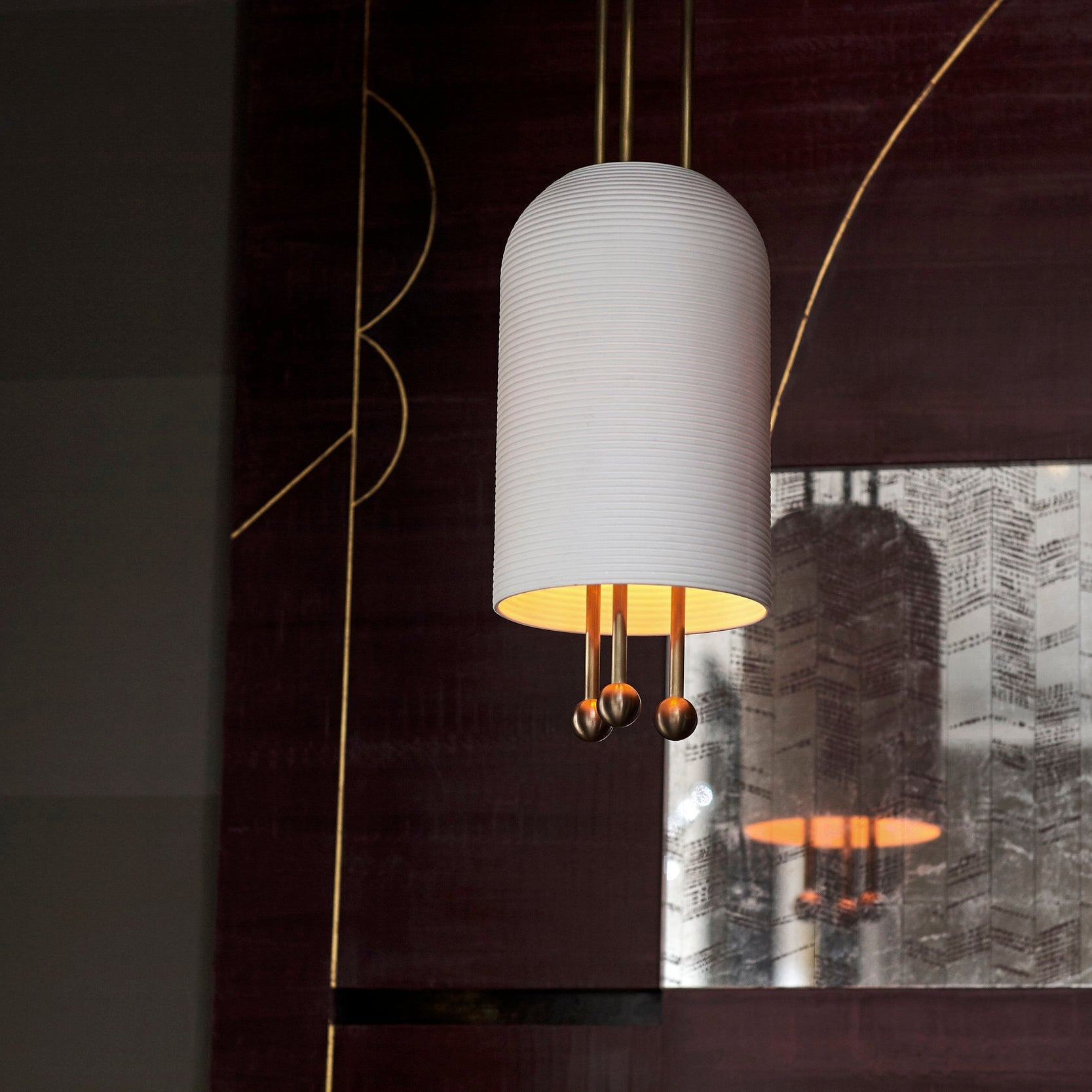 Lantern Glass Pendant Lamp | Esilora