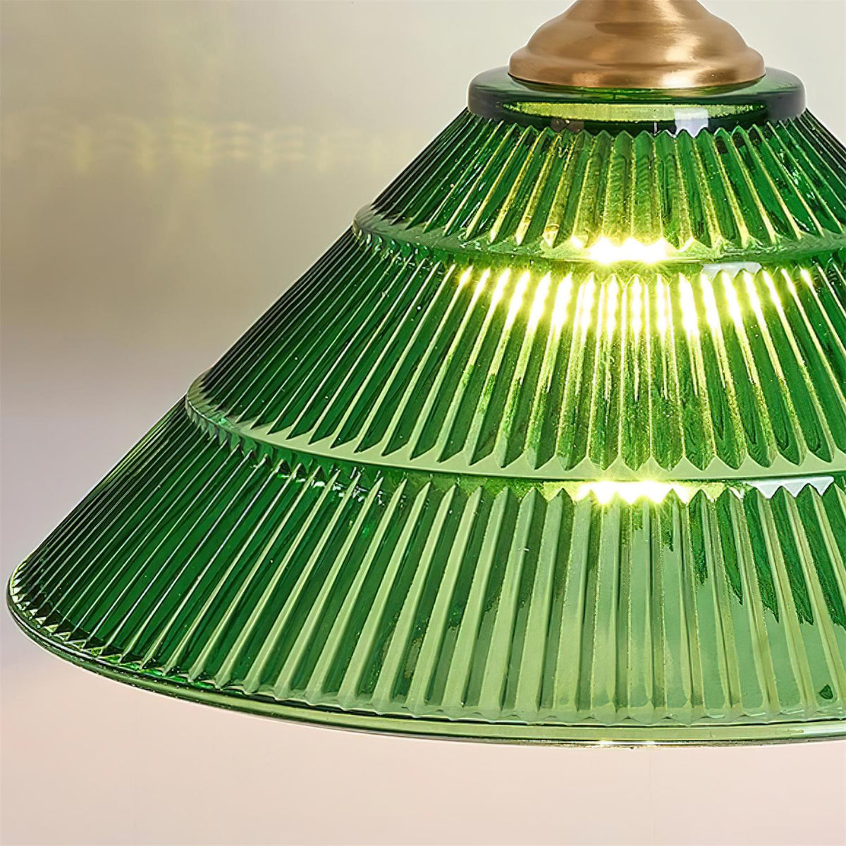 Zelená závěsná lampa Nolyn | Esilora