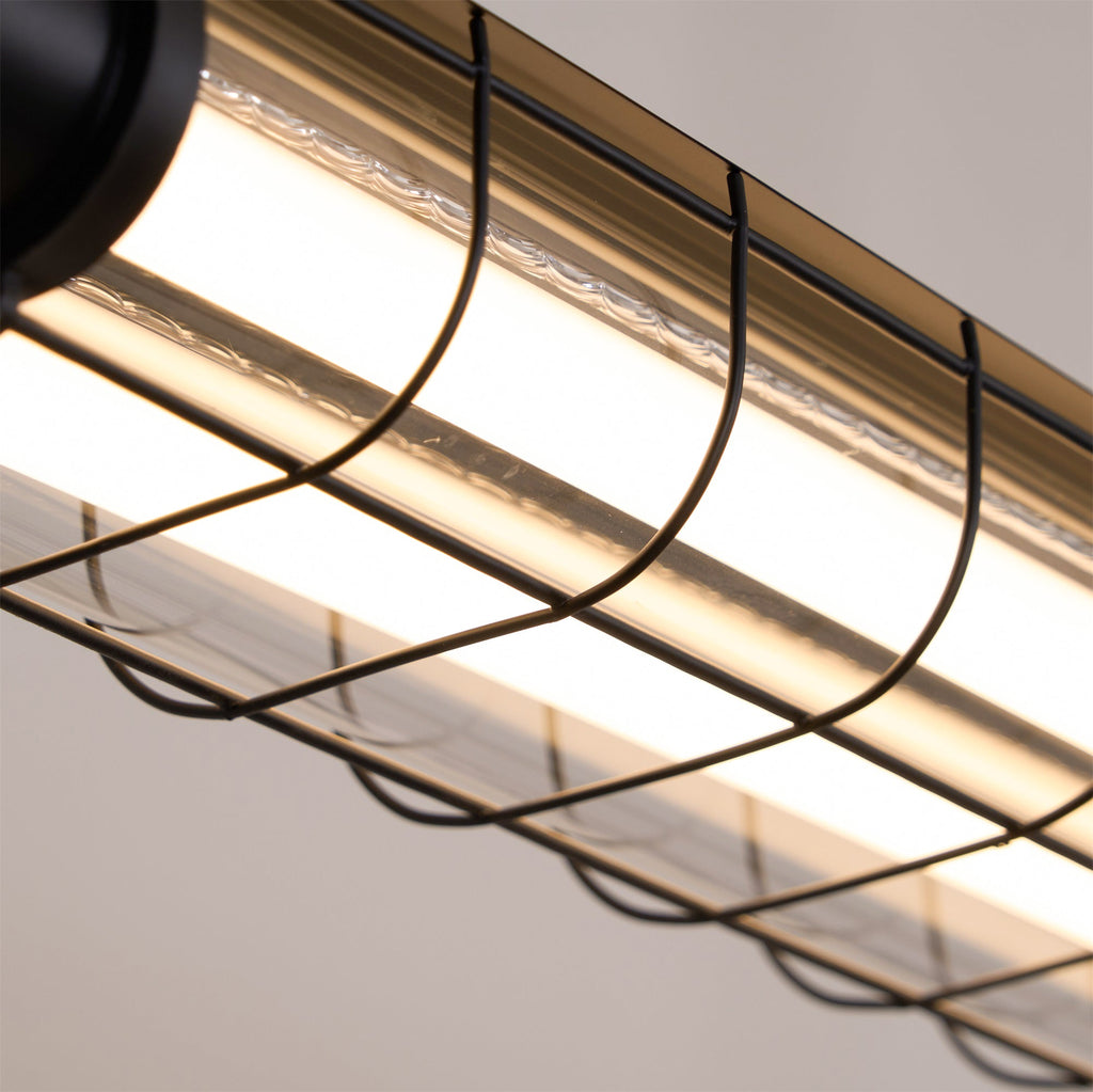 Artisan Glass Linearity Chandelier Iron Metal Glass Polished Silver Finish | Esilora