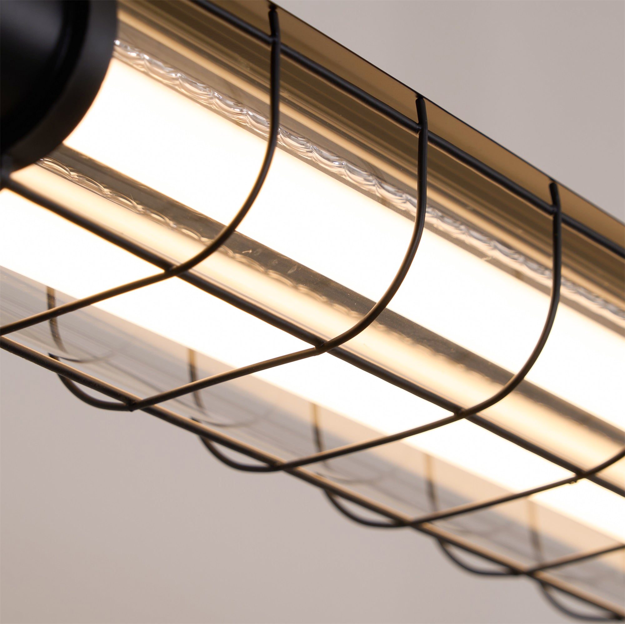 Artisan Glass Linearity Chandelier Iron Metal Glass Polished Silver Finish | Esilora