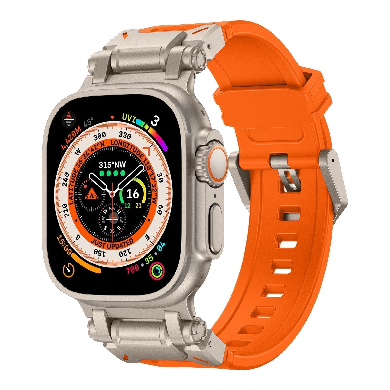 Silikonerem til Apple Watch – eventyrstil – Esilora