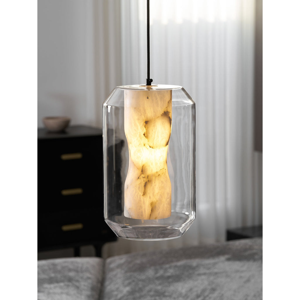 Pendellampe i alabastglas | Esilora