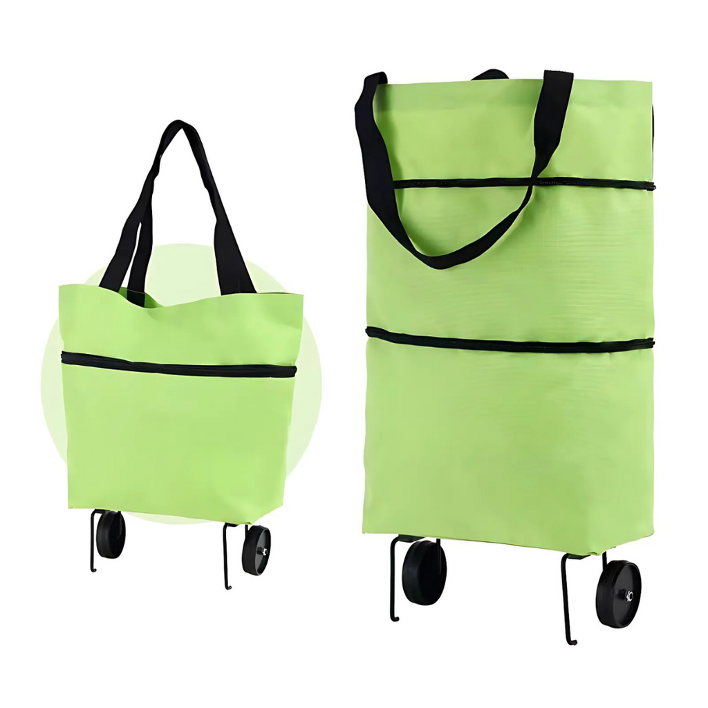 Shopping Cart | Collapsible Rolling Bag | Lightweight Carrier | Icone - Esilora