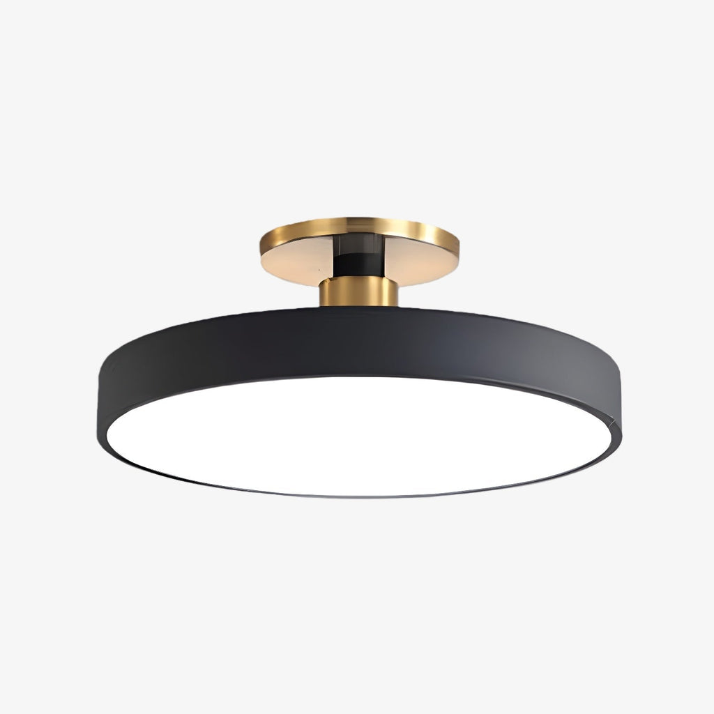 Lumiflexa Round Minimalist Flush Mount Ceiling Light - Contemporary Design for Hallway and Office | Esilora