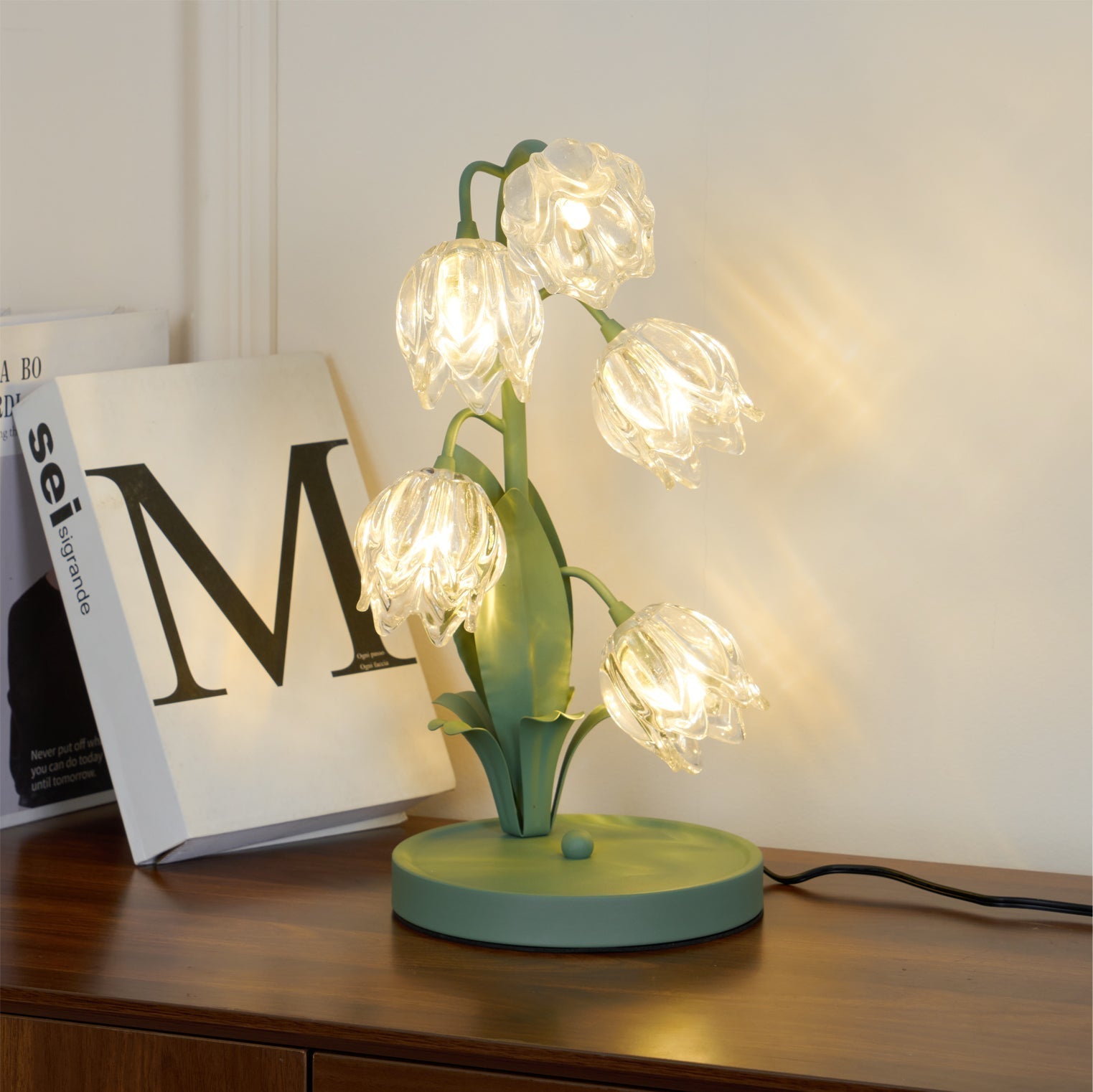 Niya grüne Tischlampe | Esilora