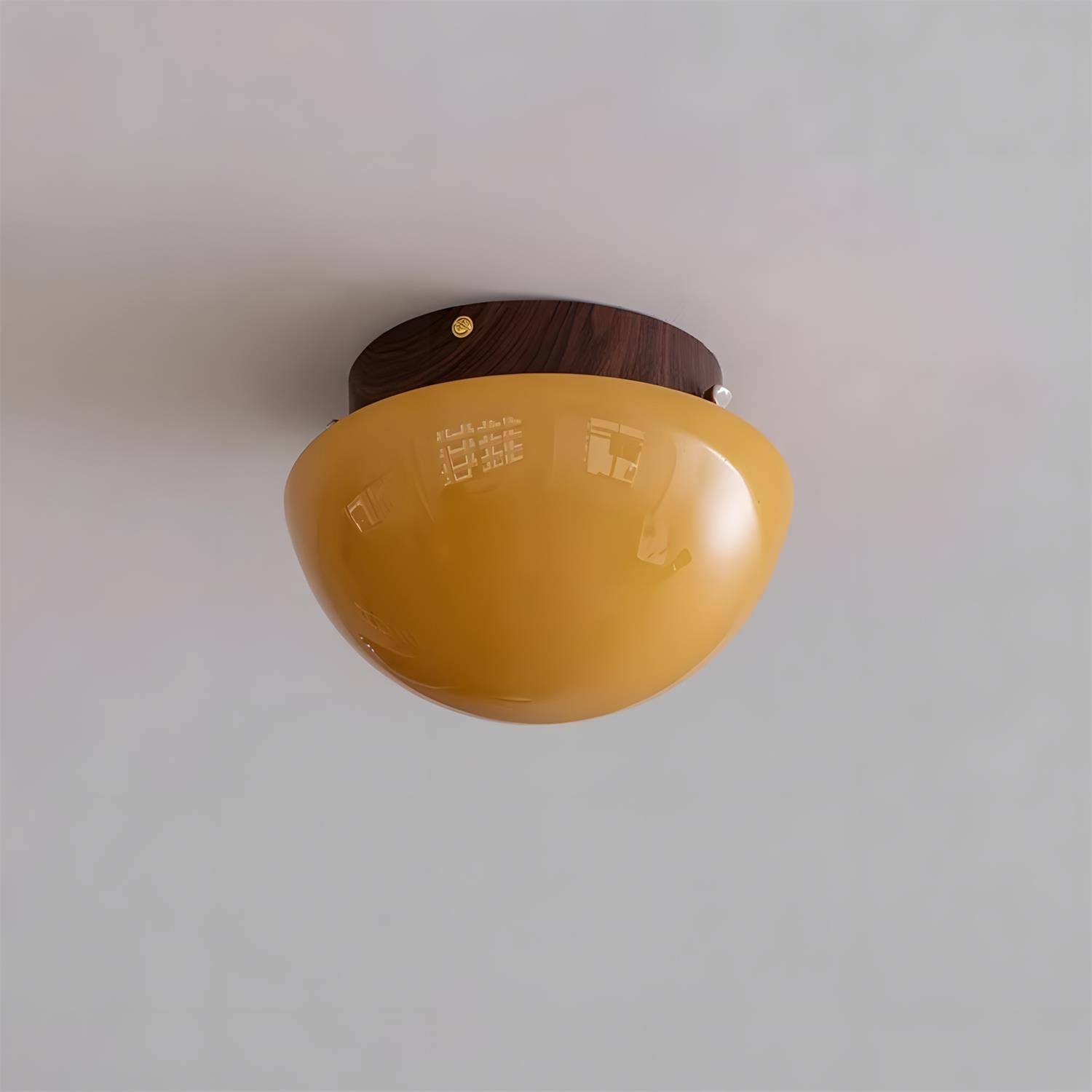 Honeyed Dome Ceiling Lamp | Esilora