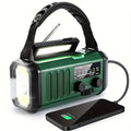 Portable Emergency Radio featuring Flashlight and USB Charging - Esilora