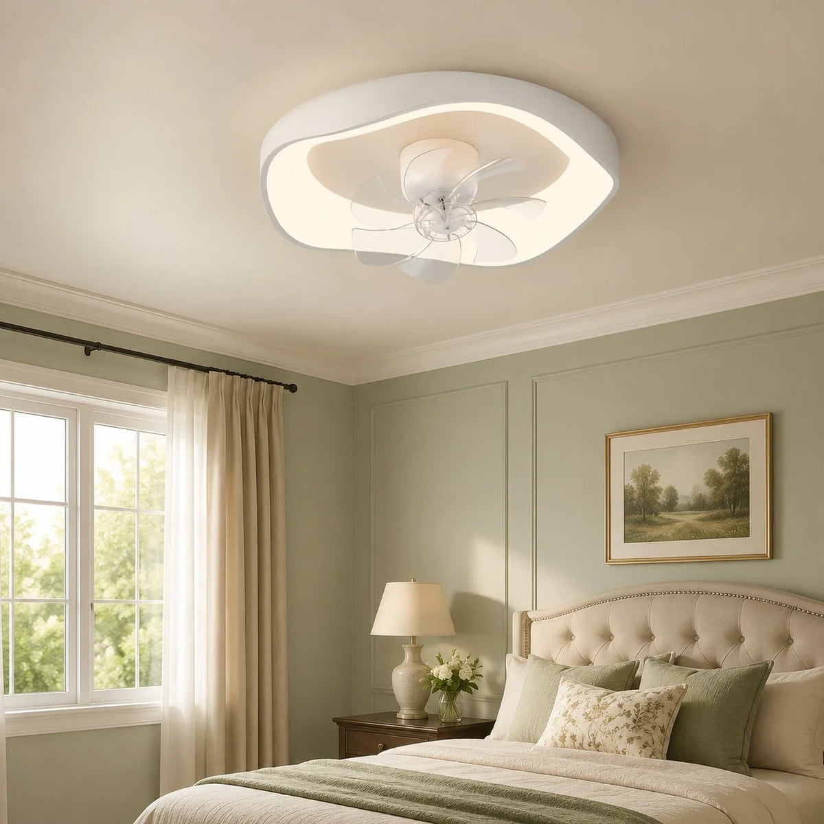 Full Spectrum loftsventilator med øjenvenligt lys | Esilora