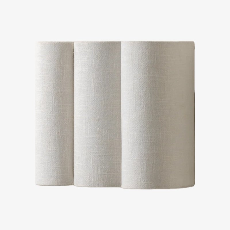 Linbron Natural Linen Sconce – Diffused Glow for Open Concept Living Spaces | Esilora