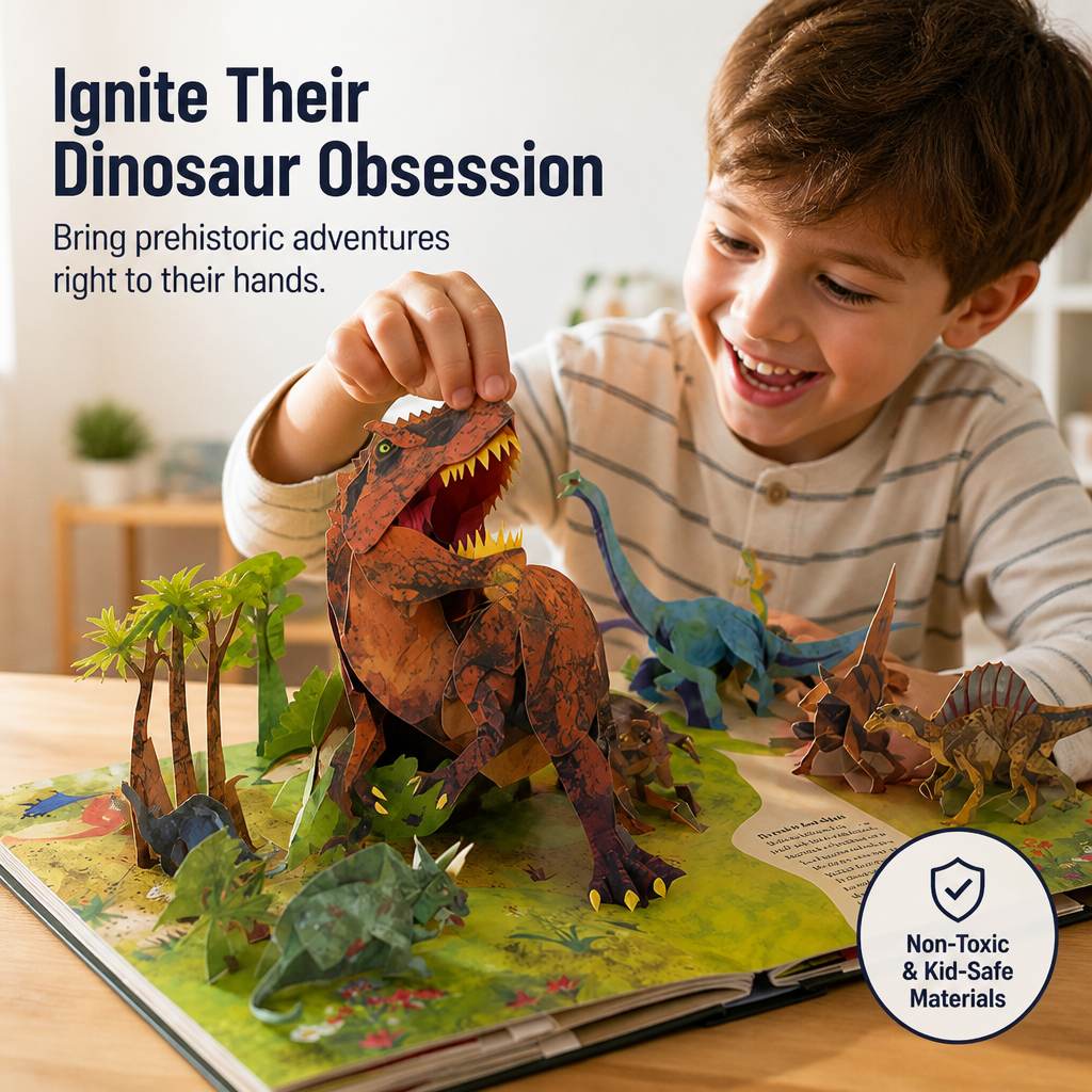 PrehistoRise — Watch Dinosaurs Leap Off the Page & Hold Their Attention for Real - Esilora
