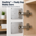SteelGrip — Βάλτε επιτέλους τέλος στις πόρτες που κουνιούνται και αποκτήστε απόλυτη σταθερότητα στα ντουλάπια - Esilora
