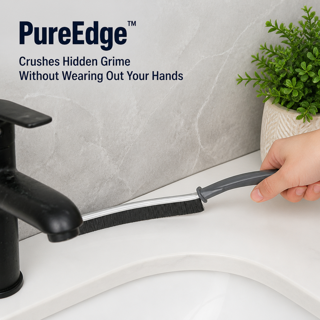 PureEdge — Scrub Out Hidden Gap Grime Your Sponge Can't Reach - Esilora