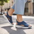 SlingFlexie – prodyšné pletené sandály typu slingback s pohodlnou podporou klenby - Esilora