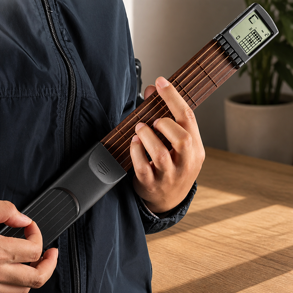 StrumEase — Transform Spare Moments into Confident, Quiet Guitar Mastery - Esilora