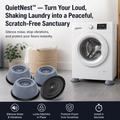 QuietNest — Turn Your Loud, Shaking Laundry into a Peaceful, Scratch-Free Sanctuary - Esilora