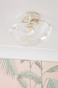 Plafoniera a filo in vetro iridescente Lightail – Lampada da soffitto moderna ed elegante per soggiorno／sala da pranzo | Esilora