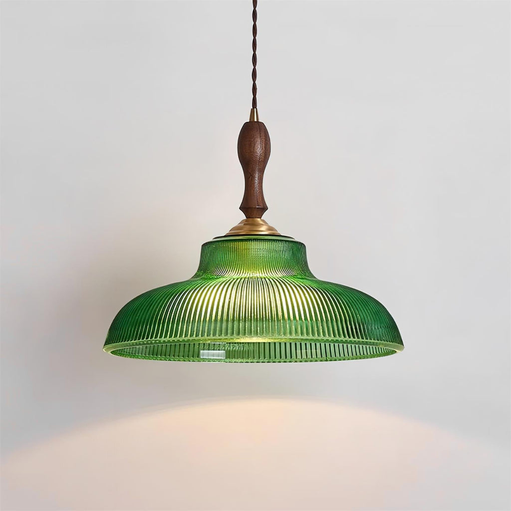 Zelená závěsná lampa Nolyn | Esilora