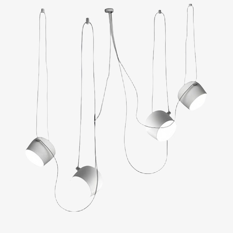 Axiomorna Minimalist Adjustable Modern Pendant Lamp - Sleek LED Hanging Light for Any Space N02 | Esilora