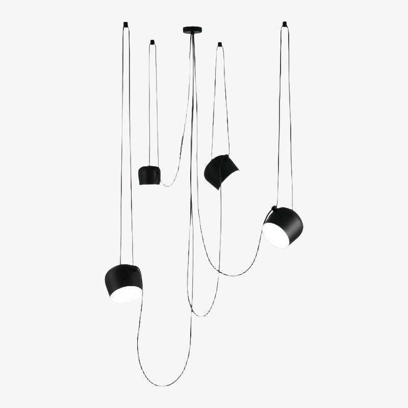 Axiomorna Minimalist Adjustable Modern Pendant Lamp - Sleek LED Hanging Light for Any Space N02 | Esilora