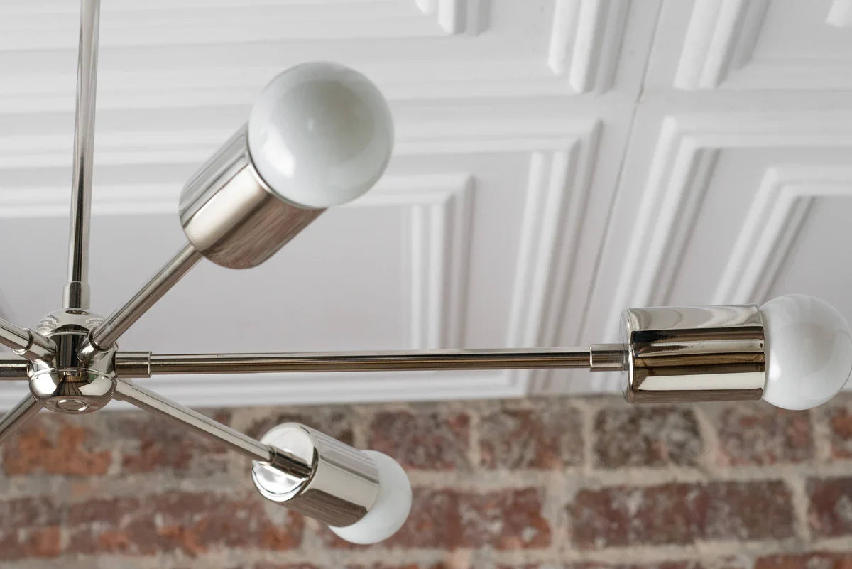 Mobilux Line Mid Century Modern Kronleuchter - 6-flammige Hängeleuchte | Esilora