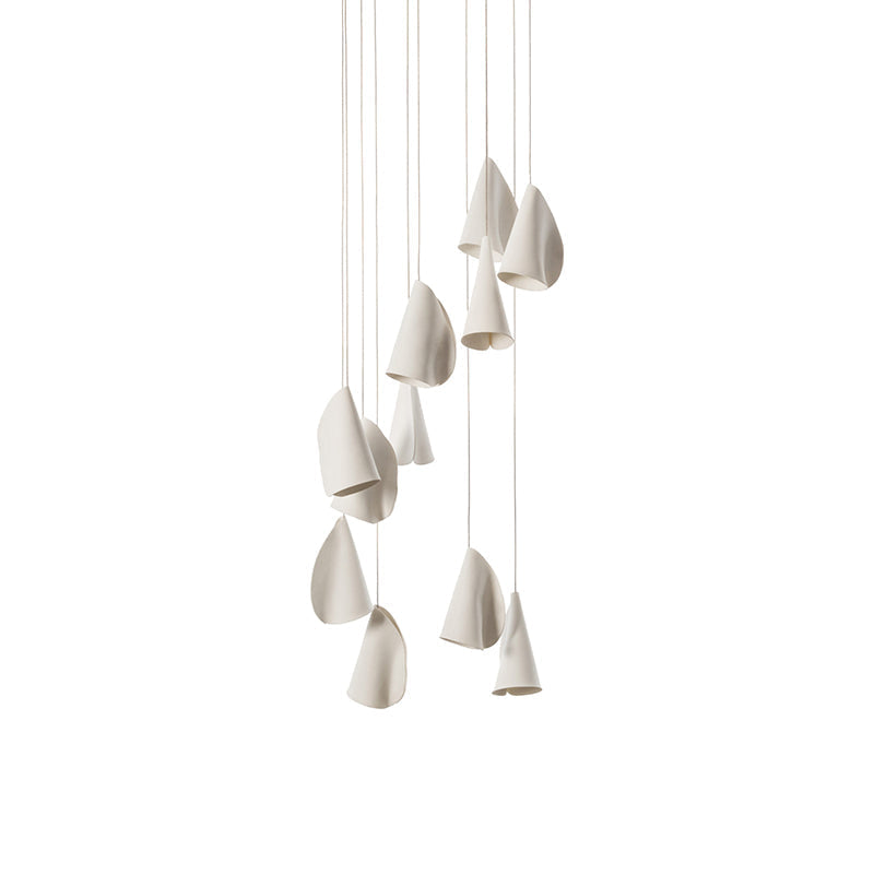 21 Thin Porcelain Pendant Lamp | Esilora