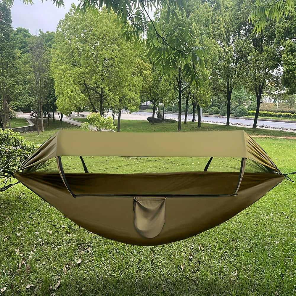 Hamaca para exterior con mosquitera y protección solar - Esilora