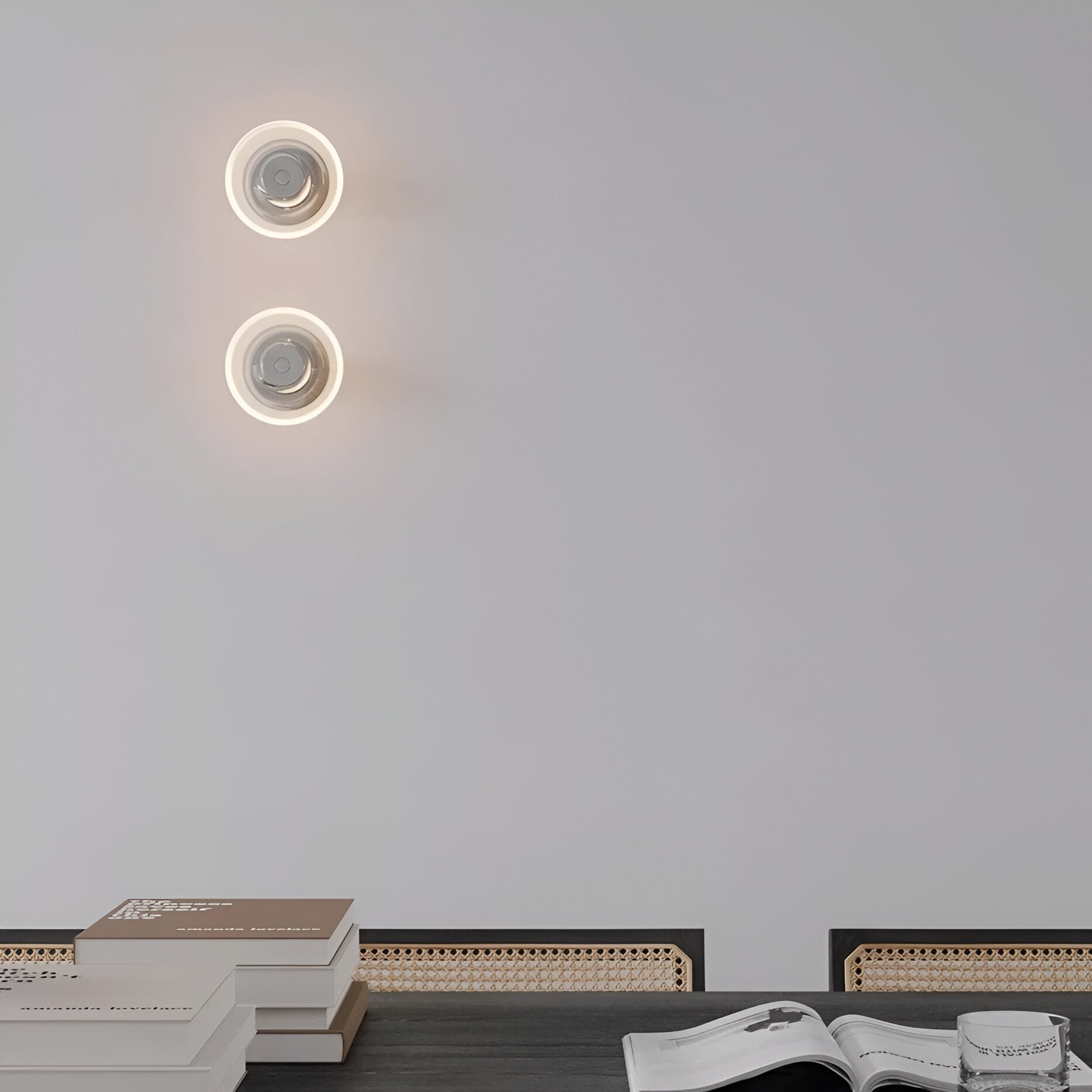 Italian Crystal Minimalist Clementine Wall Light | Esilora