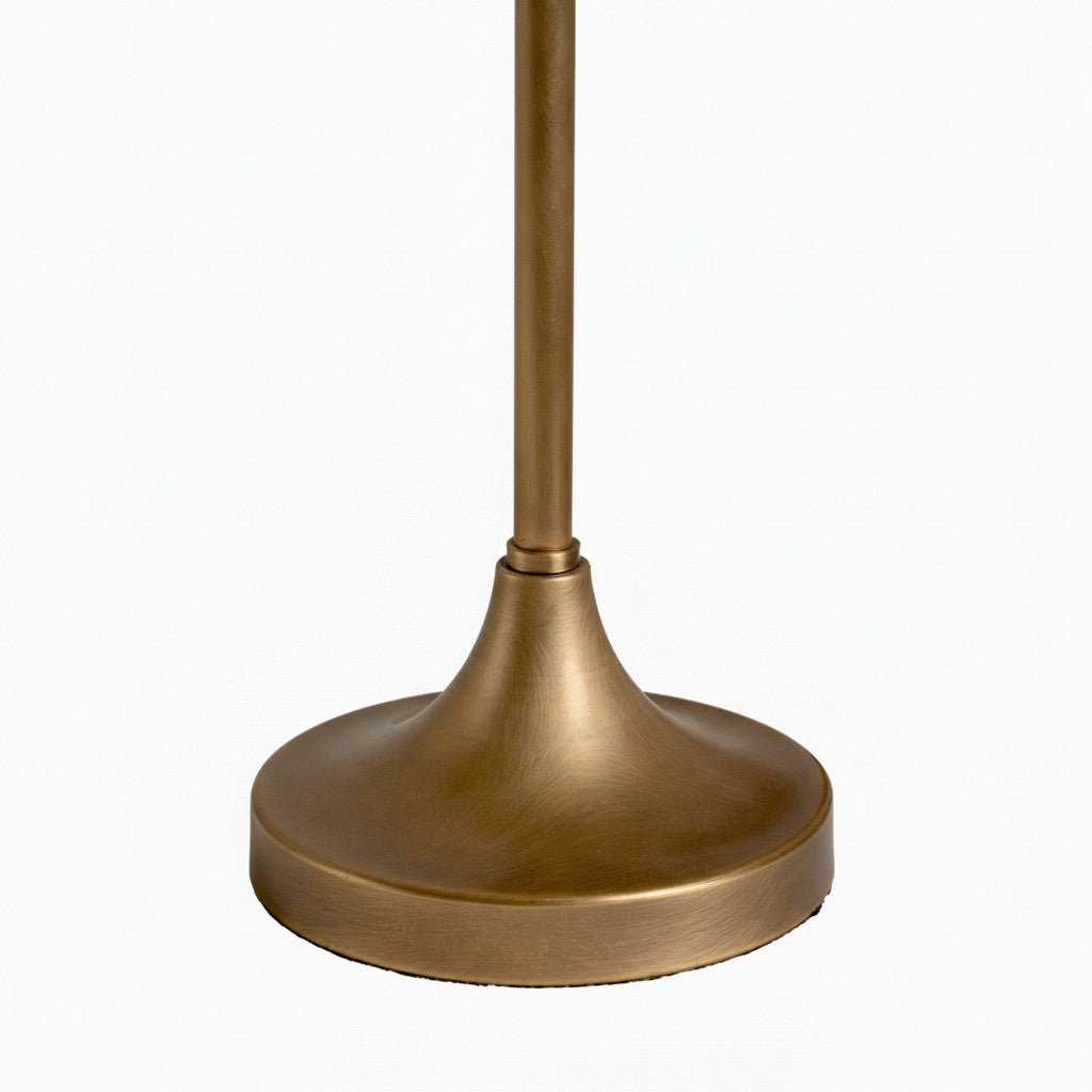 Blossine Elegant Scalloped Linen Table Lamp – Modern Lamp for Bedroom | Esilora