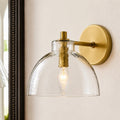 Applique Glavira in vetro riciclato - Lampada moderna per lavabo del bagno | Esilora