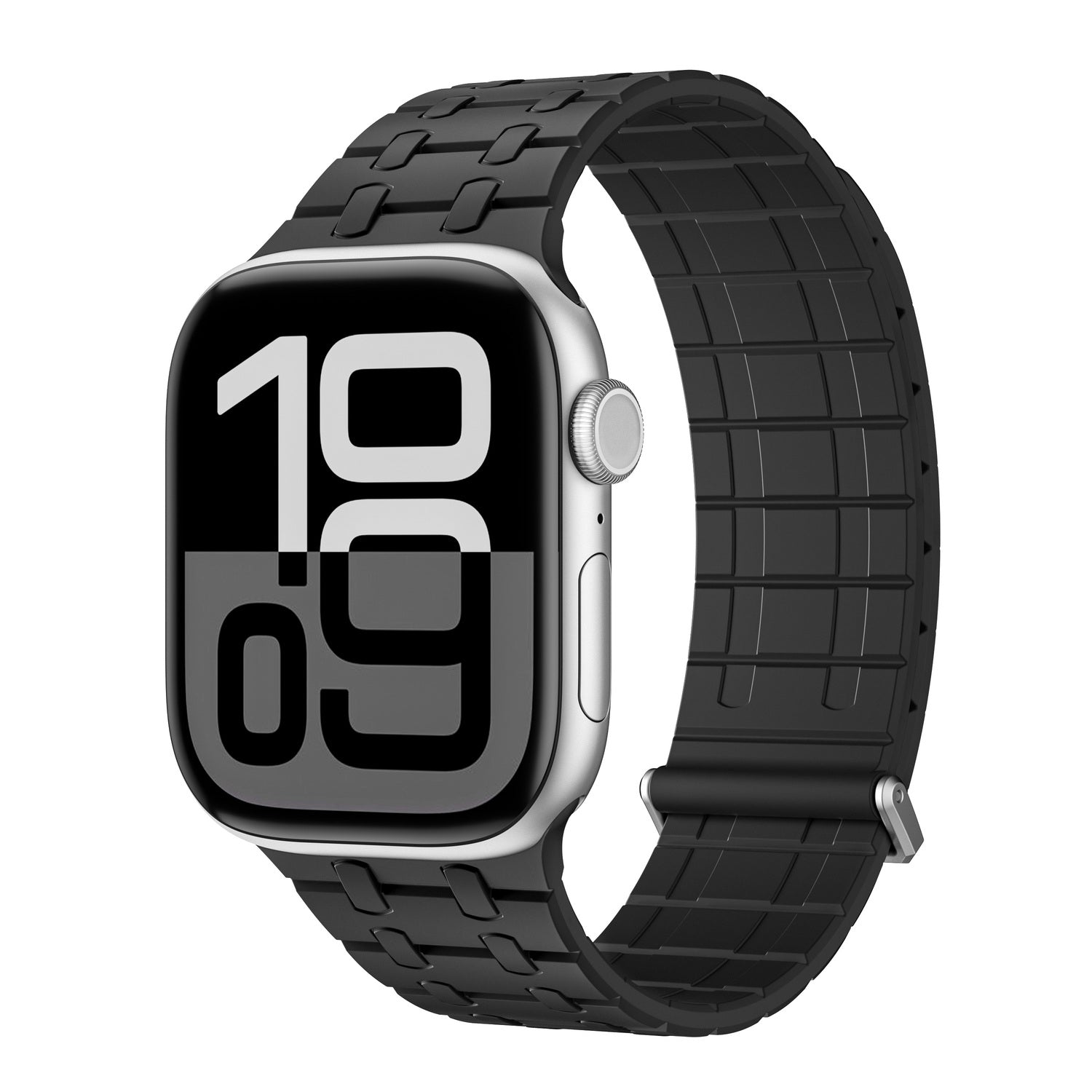 Bracelet magnétique en silicone pour montre connectée - Esilora
