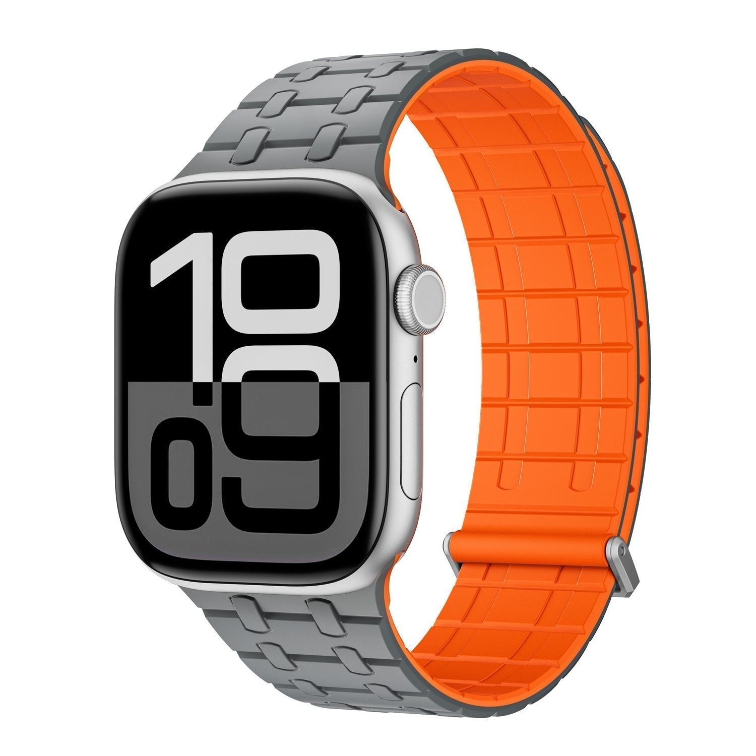 Bracelet magnétique en silicone pour montre connectée - Esilora