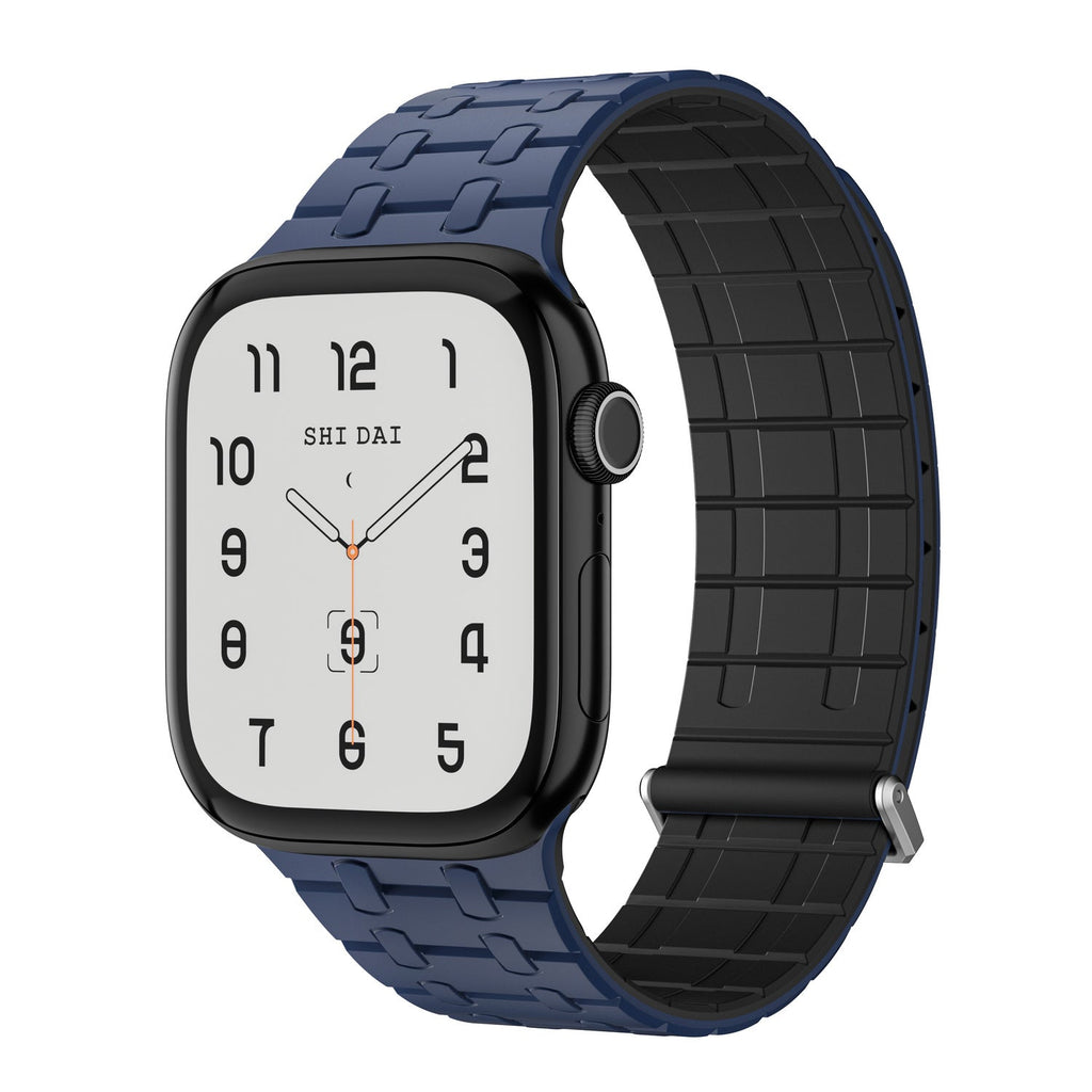Bracelet magnétique en silicone pour montre connectée - Esilora