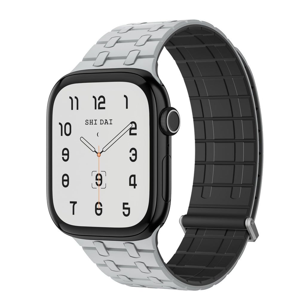 Bracelet magnétique en silicone pour montre connectée - Esilora